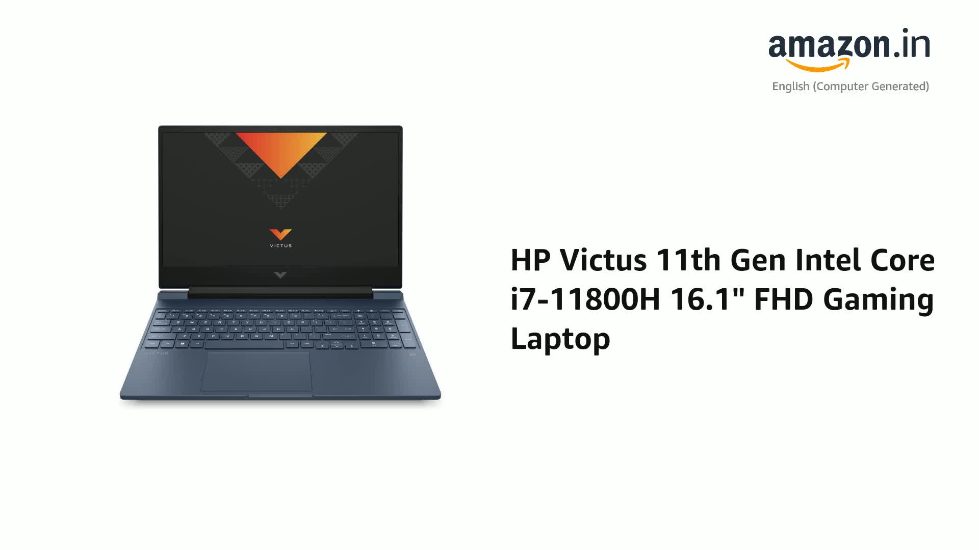 HP Victus 11th Gen Intel Core i7-11800H 16.1